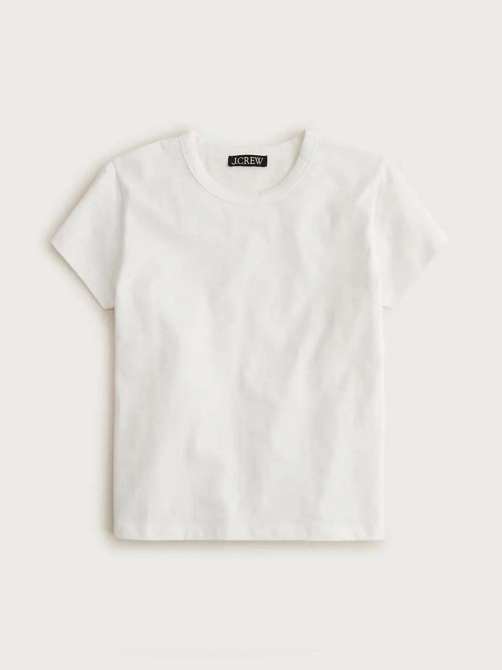 J.Crew Boyfriend jersey classic-fit T-shirt in white